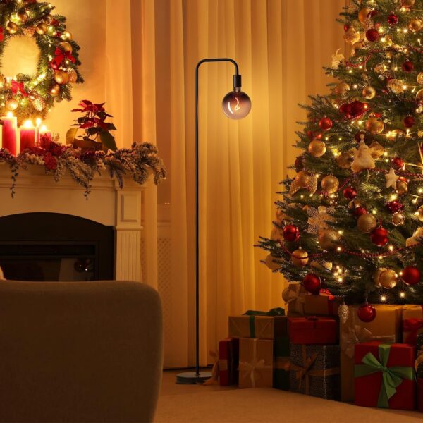 81zfk91-wL._AC_SL1500_.jpg ONEWISH Floor Lamp for Living Room - Minimalist Industrial S...